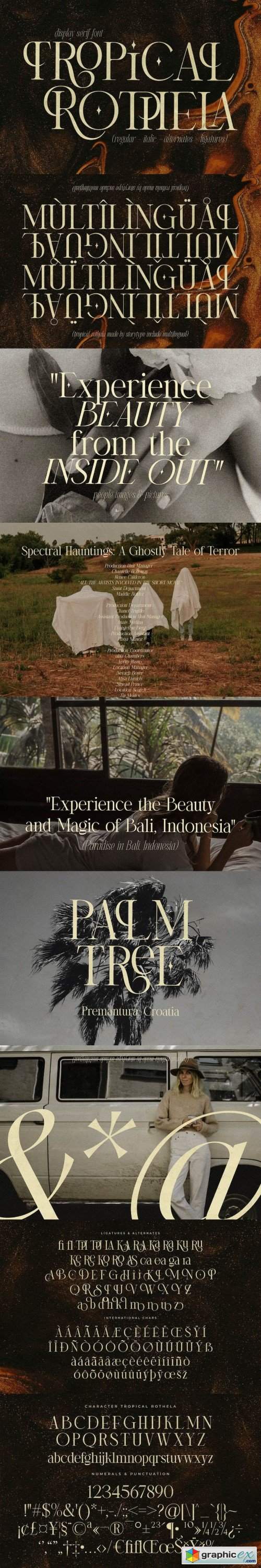 Tropical Rothela Display Serif Font